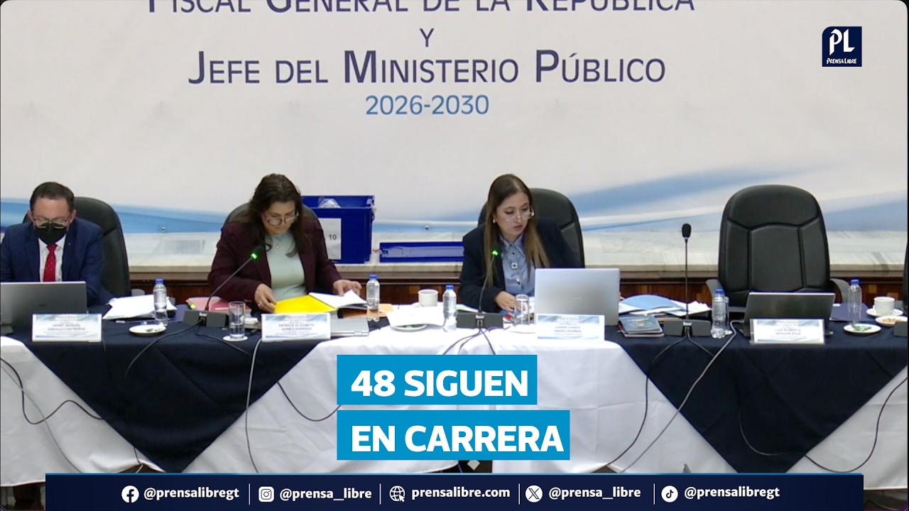 Postuladora mantiene 48 aspirantes a Fiscal General; 11 podrán presentar descargos