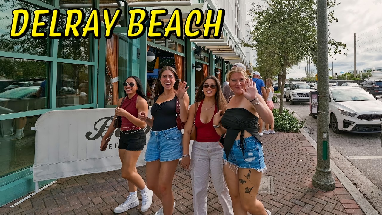 Delray Beach Walk | Exploring Atlantic Avenue and City Life