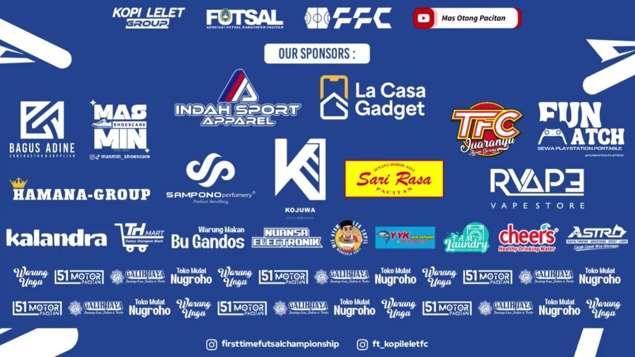 Penyerahan Piala Juara First Time Futsal Championship - Minggu, 08 Februari 2026 - FFC Tahun 2026