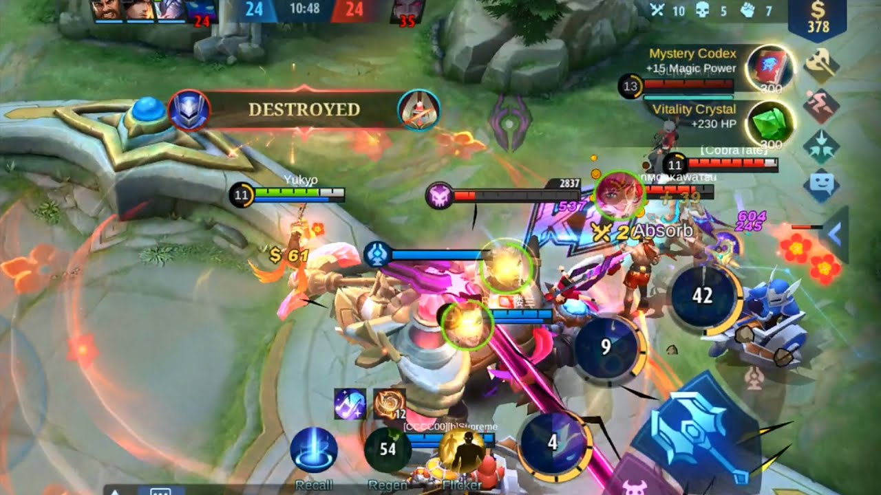 TOP GLOBAL ODETTE - HARD CARRY WITH ODETTE - ENEMY ALMOST DOING A COMEBACK - MOBILE LEGENDS