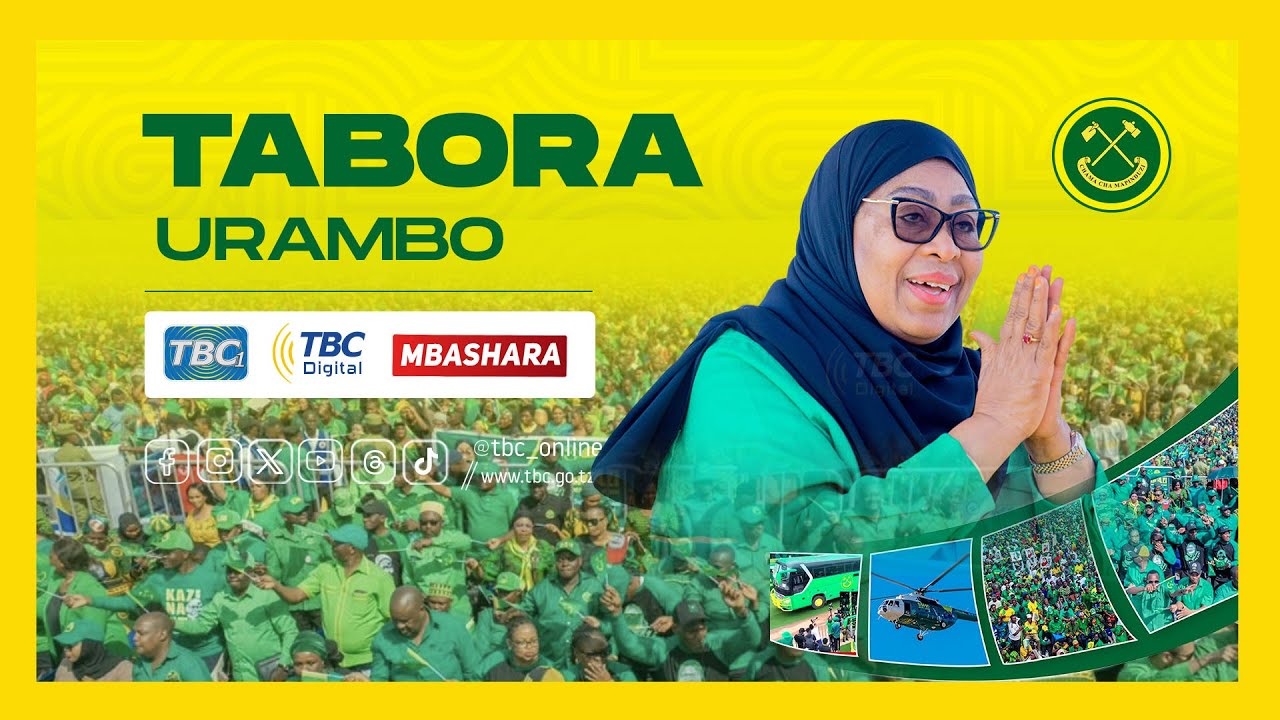 🔴#TBCLIVE: MKUTANO WA KAMPENI ZA MGOMBEA URAIS CCM - URAMBO, TABORA