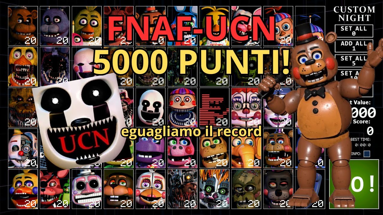 EGUAGLIAMO IL RECORD!-Ultimate Custom Night [ITA]