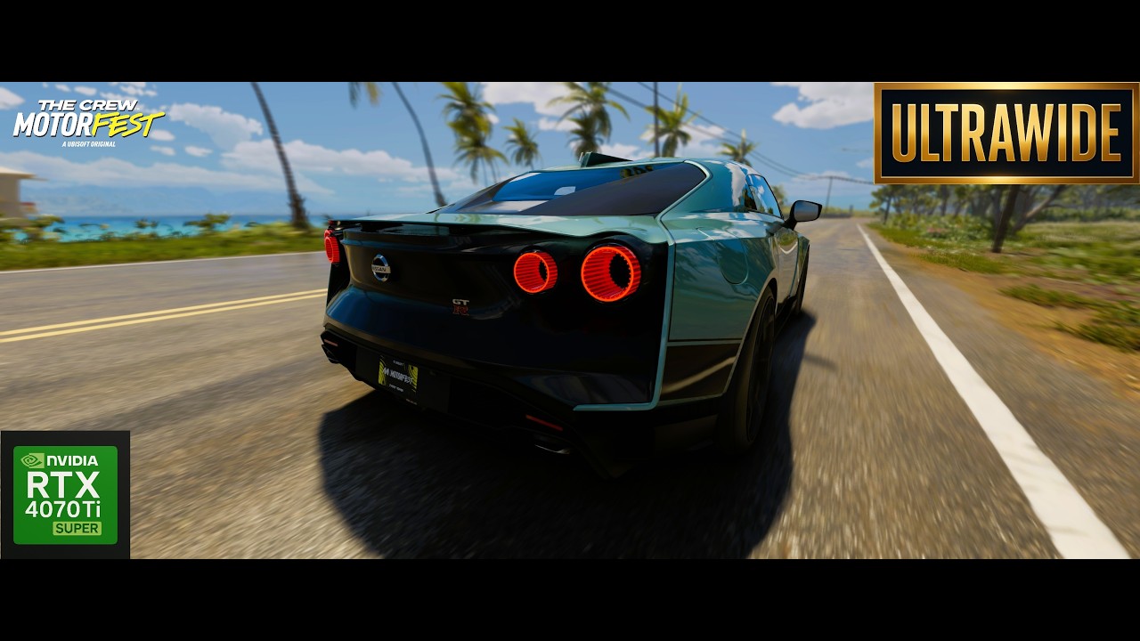Nissan GTR 50 Aniversario - The Crew Motorfest - Moza CS V2P Wheel Gameplay - Ultrawide