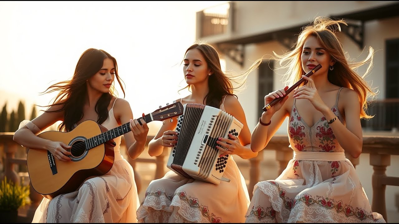 Deep Relaxing Flamenco Guitar with Accordion & Irish Flute — Peaceful Music for Stress Relief