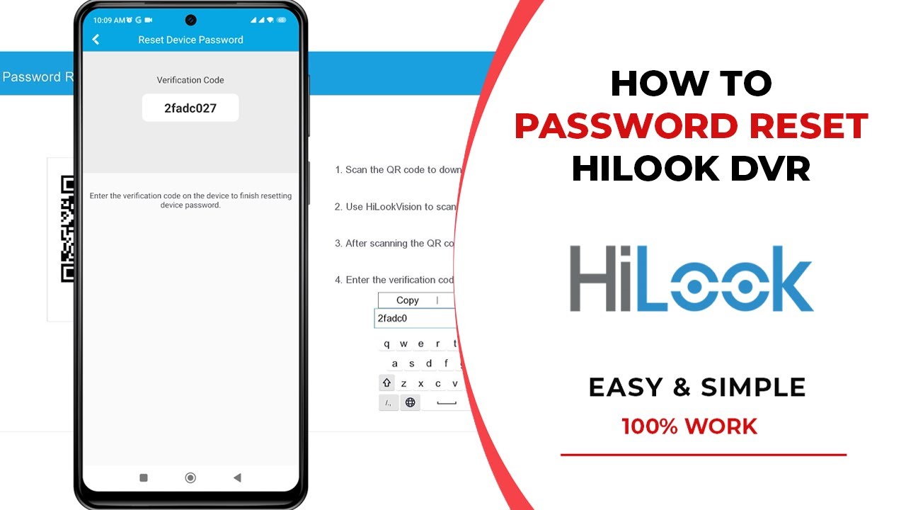 HiLook DVR Password Reset