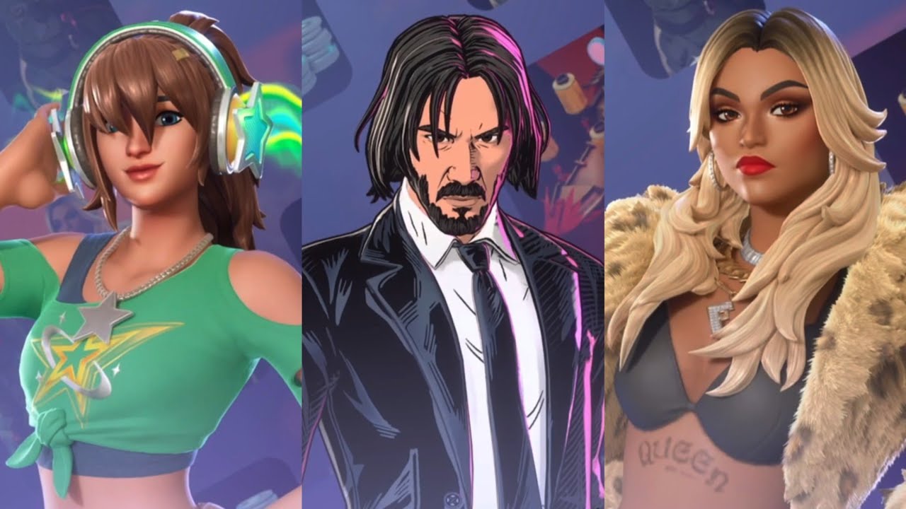 Fortnite C7S3 All Character Select Intro Animation