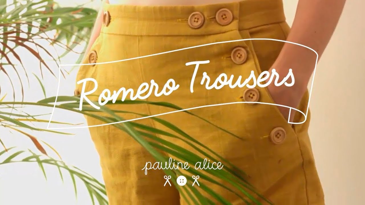 Romero trousers tutorial - Pauline Alice Sewing Patterns