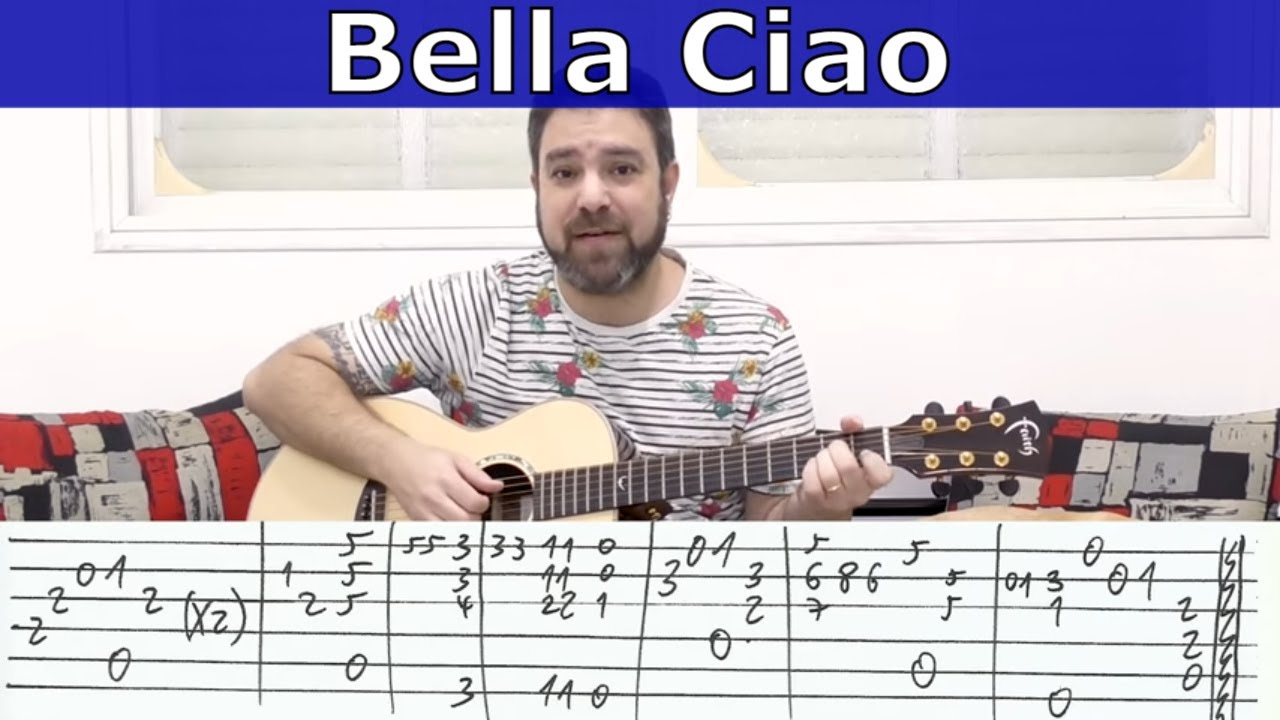 Учебник по технике фингерстайла: Bella Ciao — урок игры на гитаре с табулатурой
