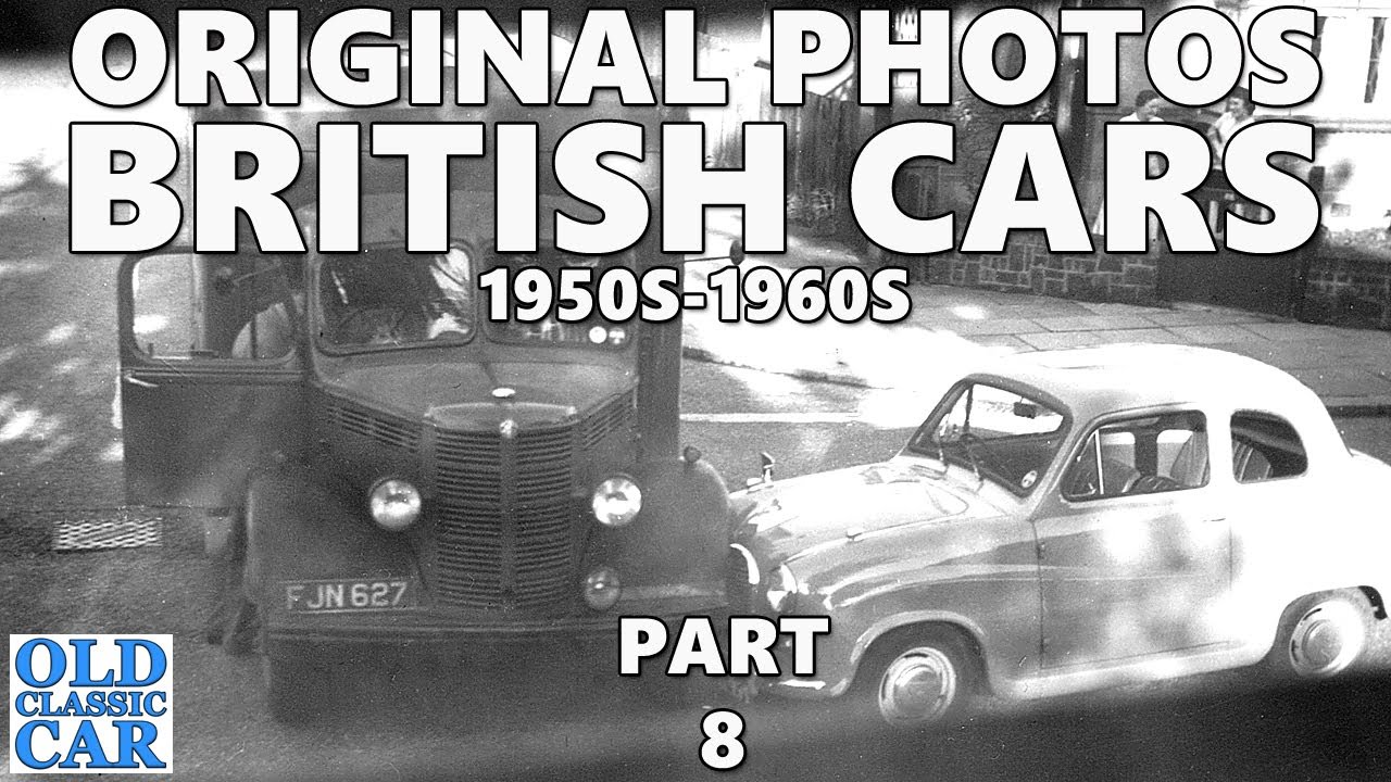 Original Photos of British Cars 1950s - 1960s Part 8 | History of road transport in Britain