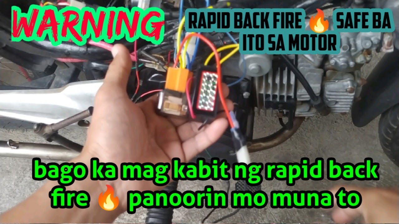 Rapid backfire safe ba sa motor to?