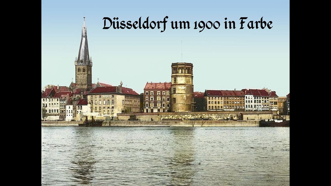 Düsseldorf um 1900 in Farbe, Teil 1 - kolorierte historische Fotos