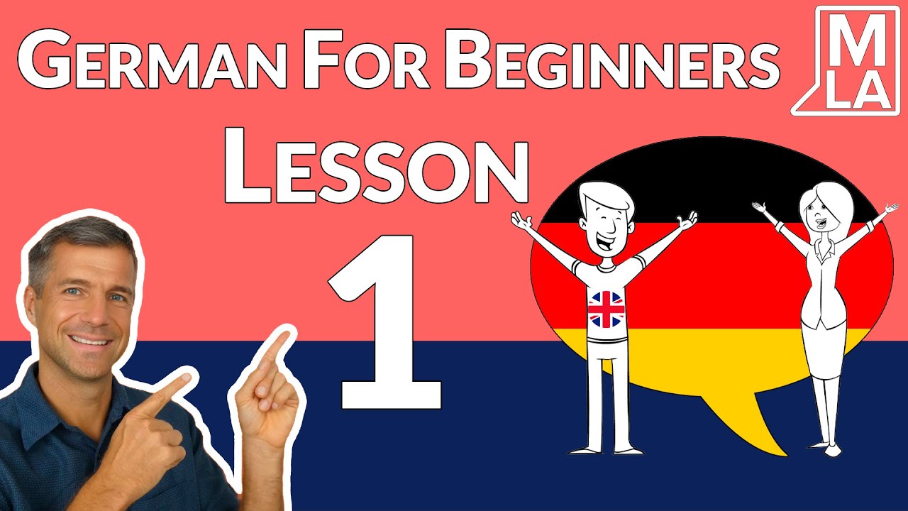 🇩🇪 German for Beginners | A1-A2 | Lesson 1 | Marcus´ Language Academy