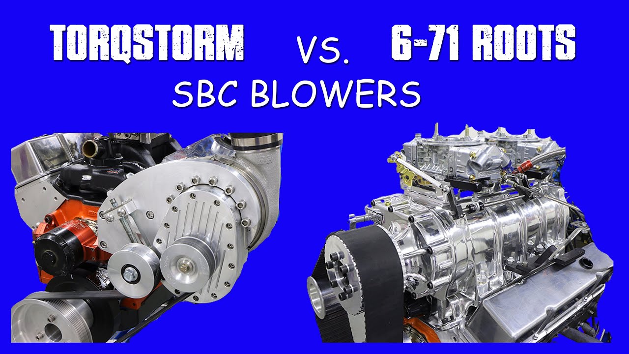 6-71 BLOWER против TORQSTORM-383 STROKER SBC ТЕСТ BLOWER