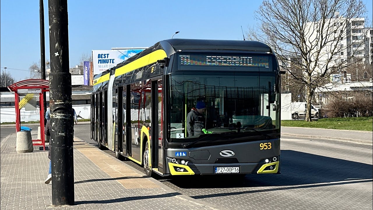 Solaris Urbino 18 IV electric FL #953 MZA Warszawa [🚍111]
