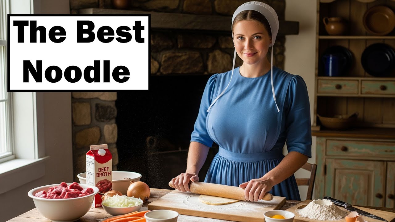 How do the Amish make Beef and Noodles?