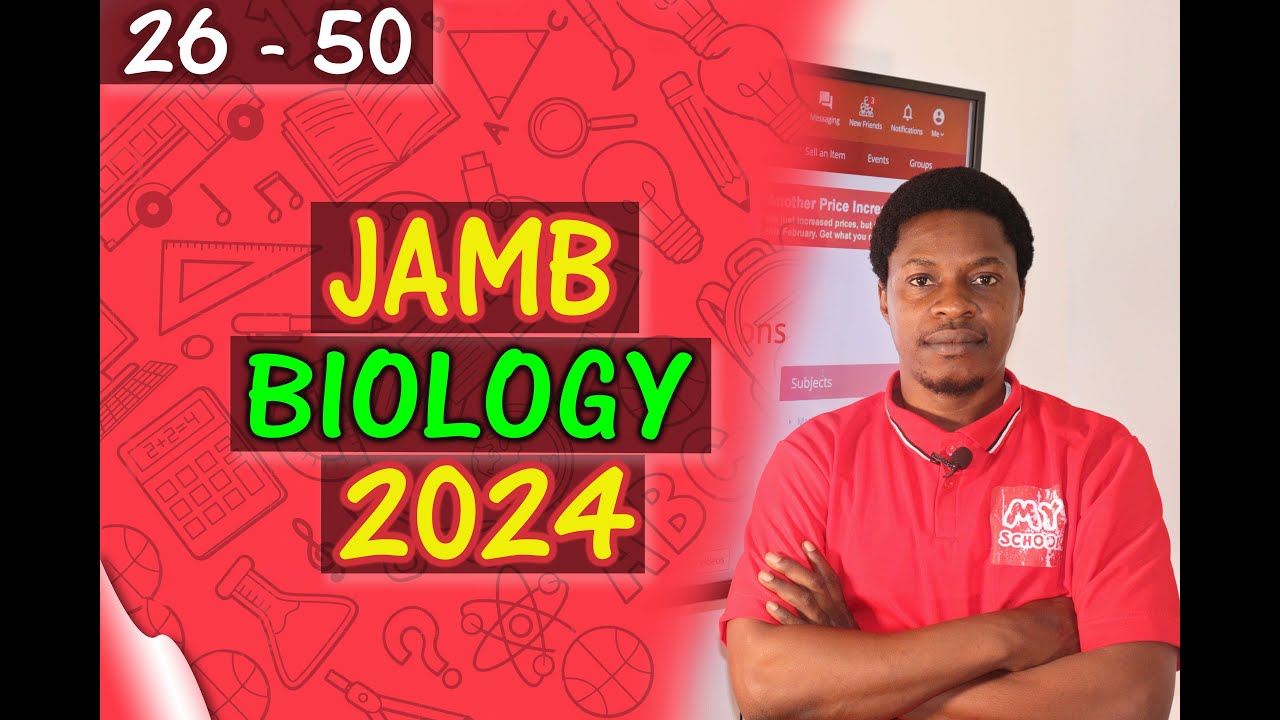JAMB CBT Biology 2024 Past Questions 26 - 50