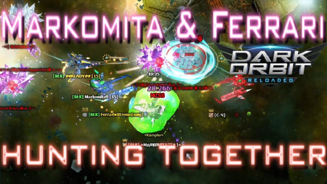 DarkOrbit - Markomita & Ferrari hunting together on Global Europe