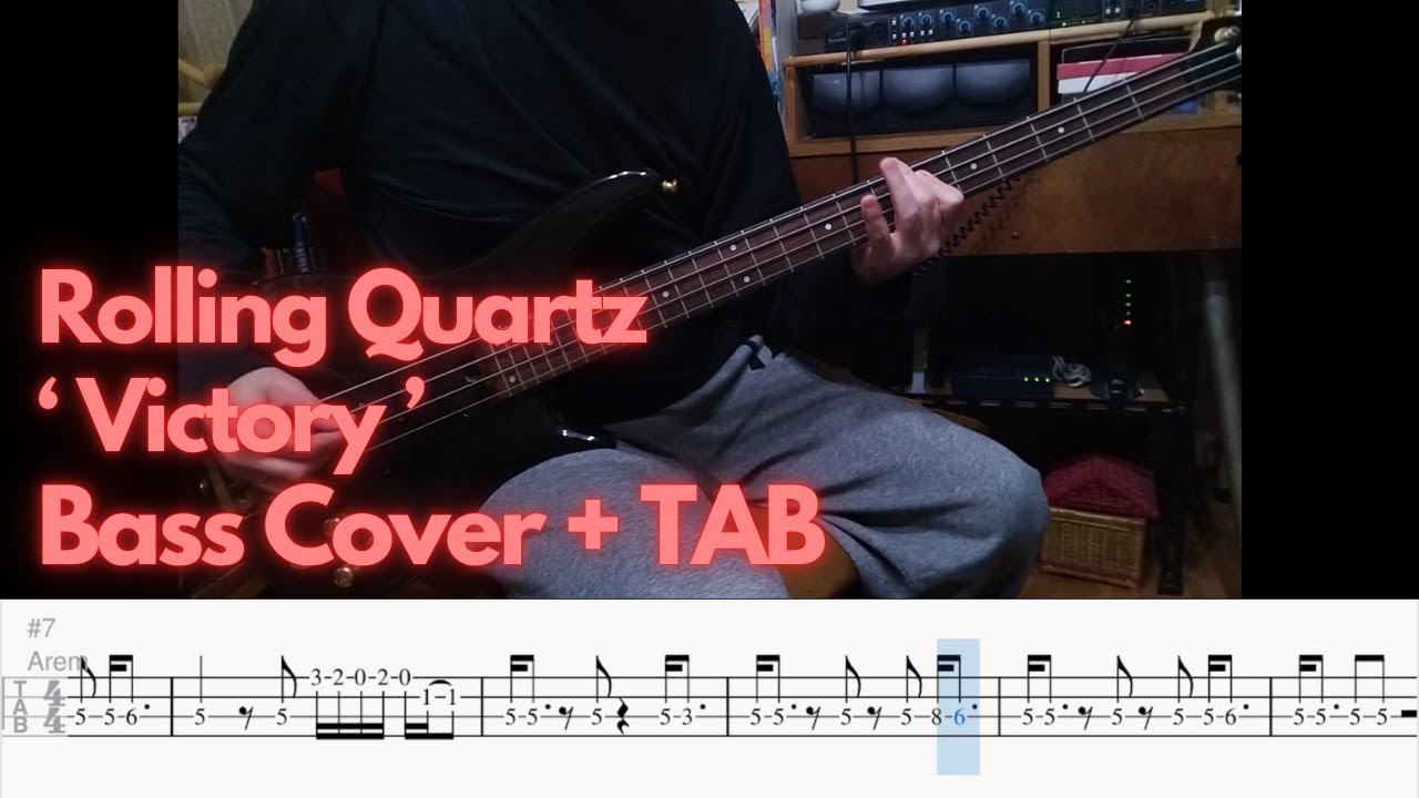 Rolling Quartz (롤링쿼츠) - Victory - Bass Cover + TAB