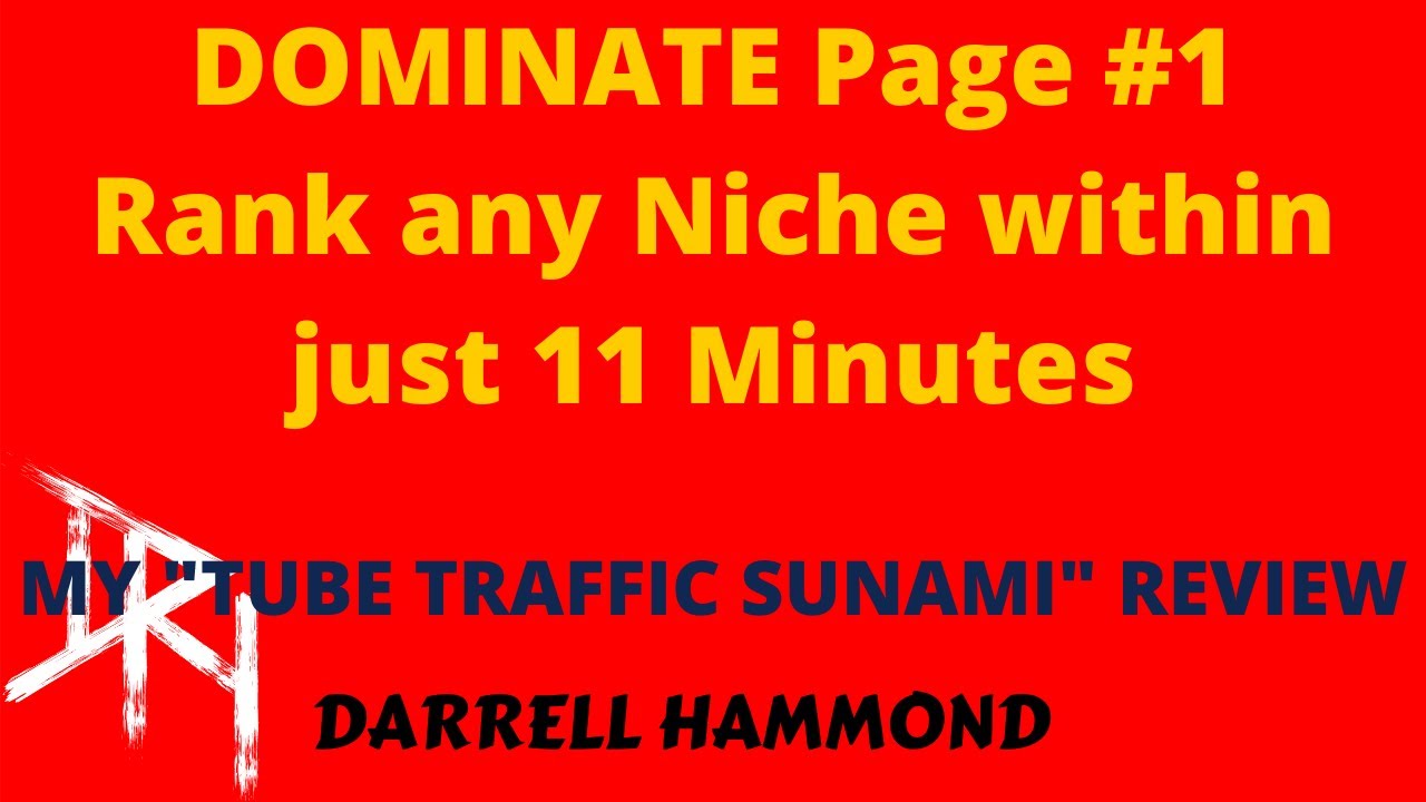 Tube Traffic Sunami - My Tube Traffic Sunami Review+bonuses-Get Ranked on Page #1 in Just 11 Minutes