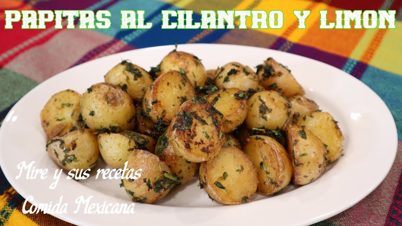 Riquísimas Papitas al Cilantro y Limón