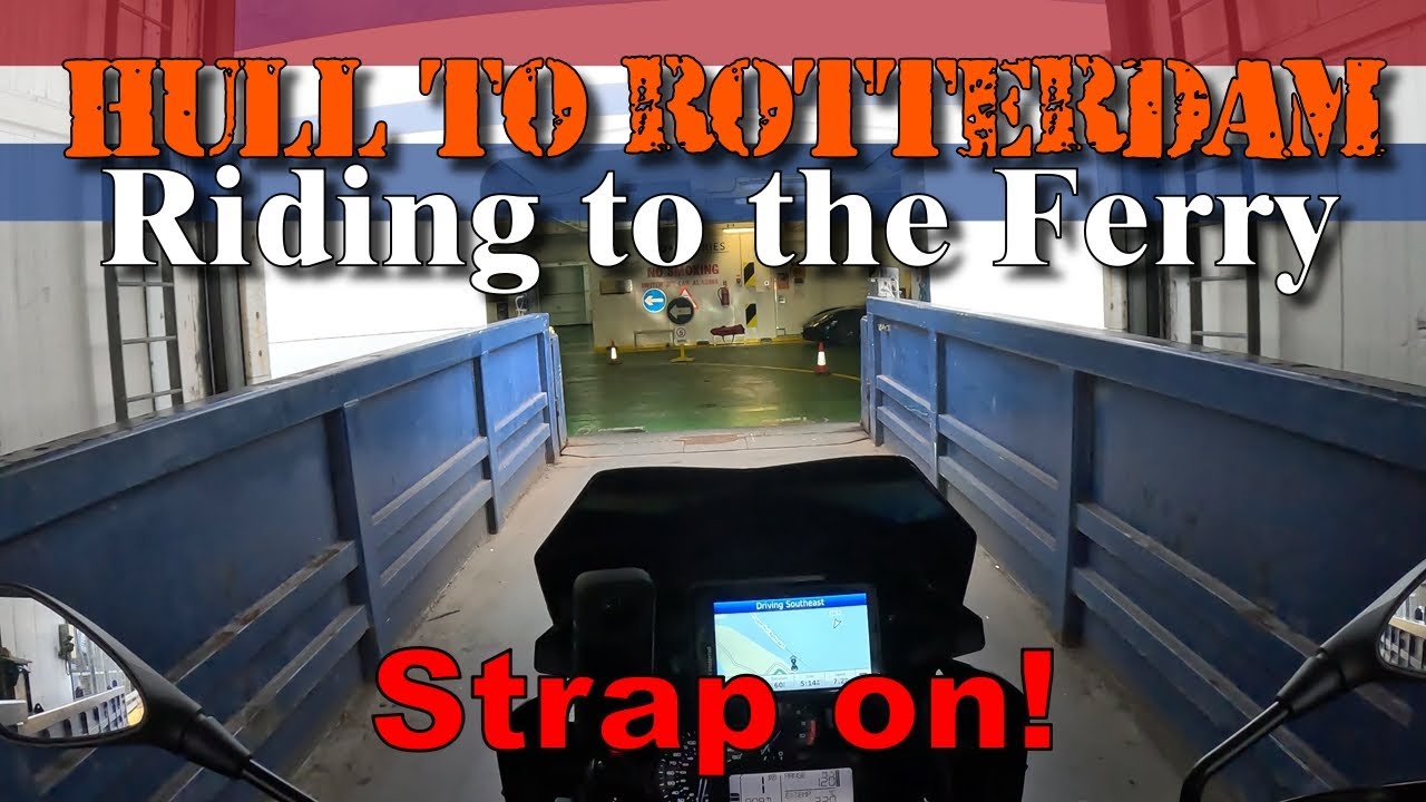 S01E45 Байкеры на мотоциклах въезжают на паром из Халла в Роттердам