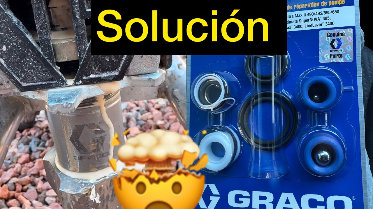 Esprayadora GRACO 390 Cambio de Empaques #glowpaintingarizona #construction