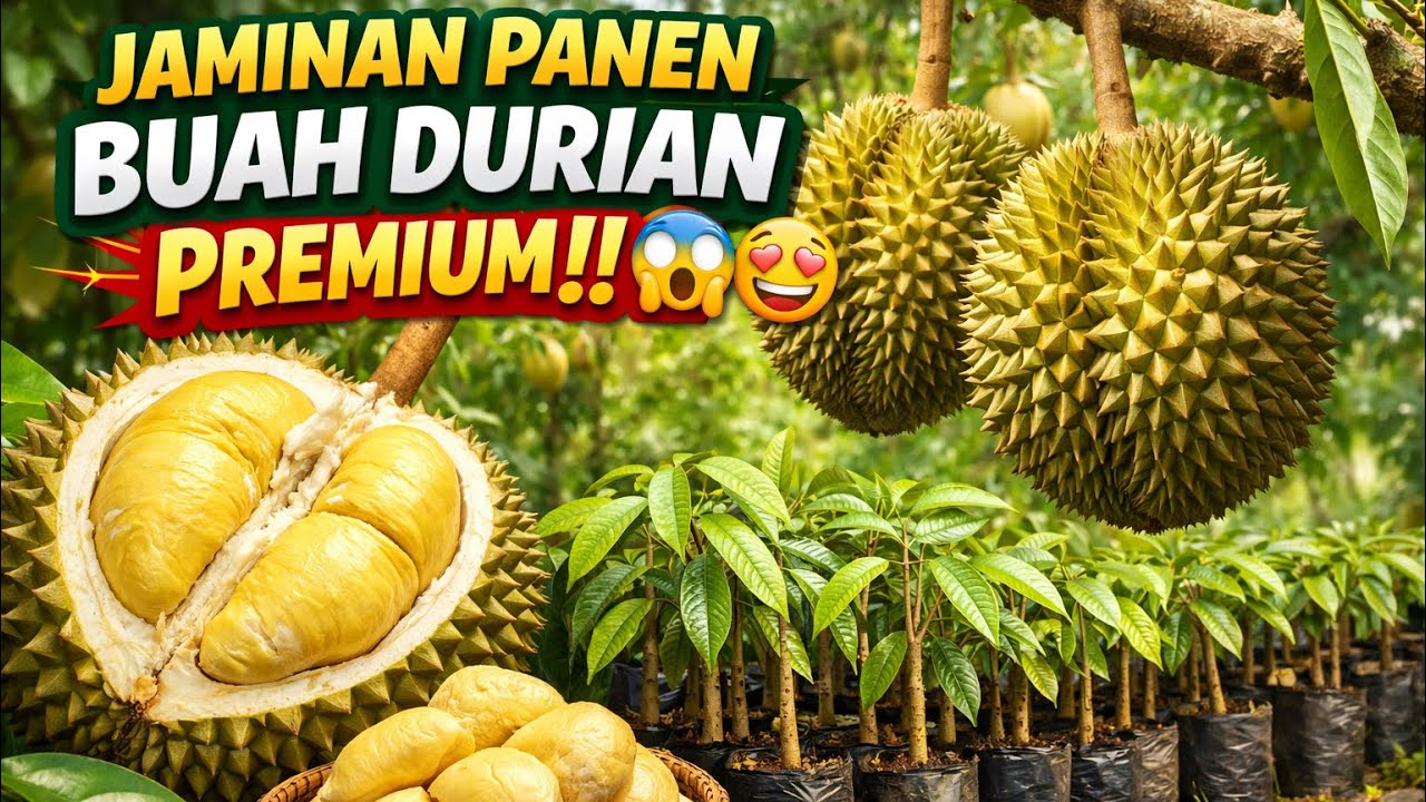 JAMINAN PANEN BUAH DURIAN PREMIUM‼️😱🤩