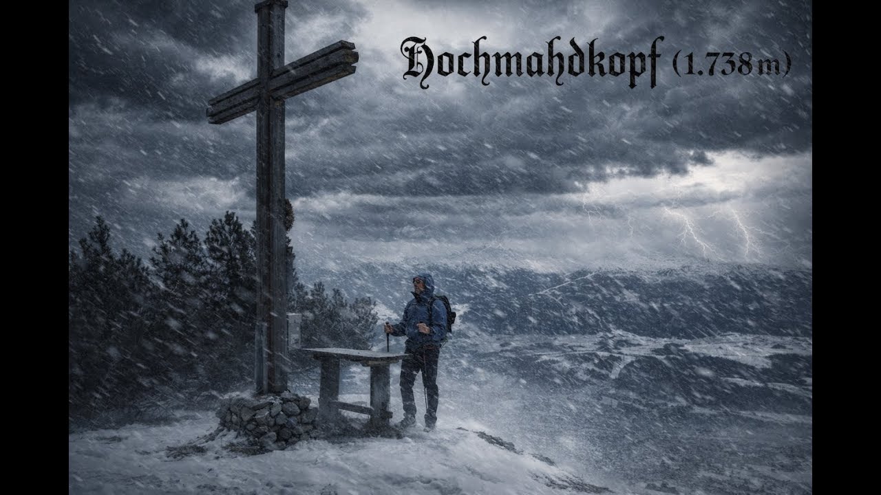 Allein im Winterwind – Hochmahdkopf über Absam