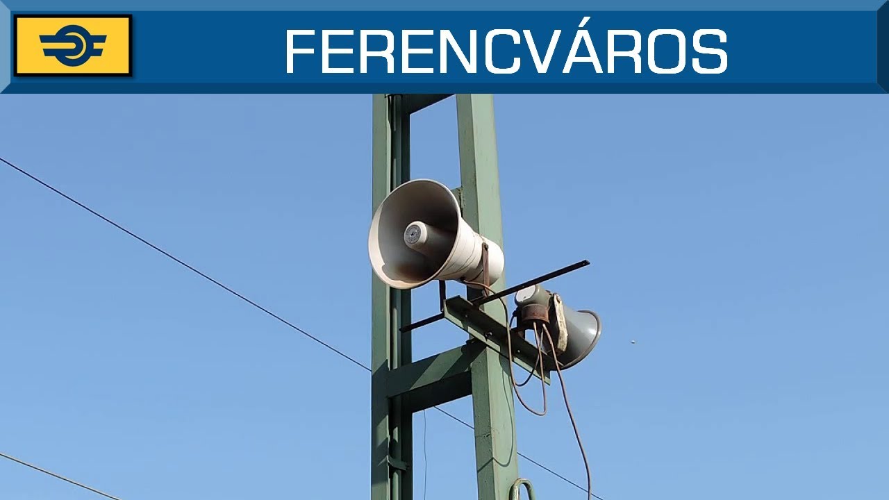 Hangosbemondás Ferencváros állomáson / Station announcements in Ferencváros