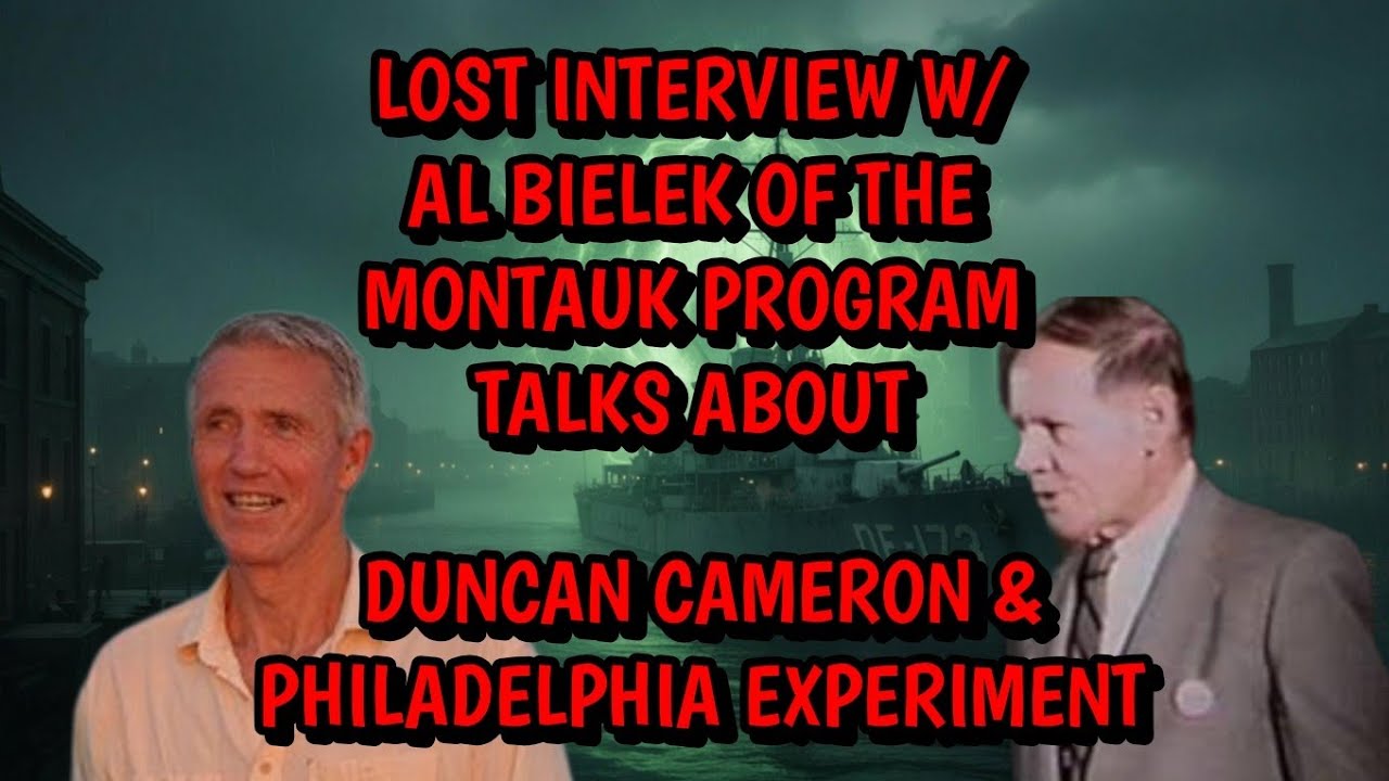 #DOGMAN, LOST INTERVIEW AL BIELEK OF MONTAUK PROGRAM TALKS ABOUT DUNCAN CAMERON & PHILADELPHIA EXPT.