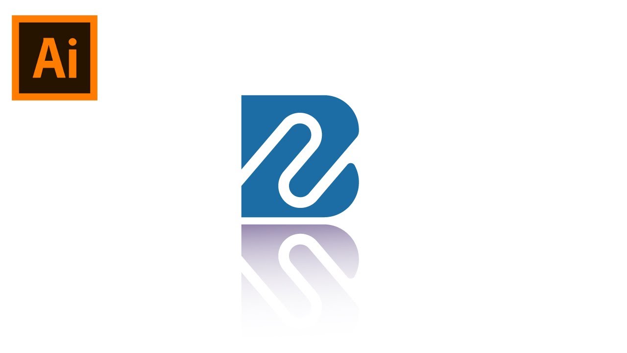 B Logo Illustrator | Letter B Logo Design Illustrator | illustrator tutorial