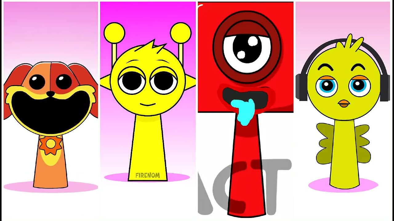 Sprunki Dog Day,Simon,Numberblocks,Pulcino Pio #sprunki #animation #shinsonic