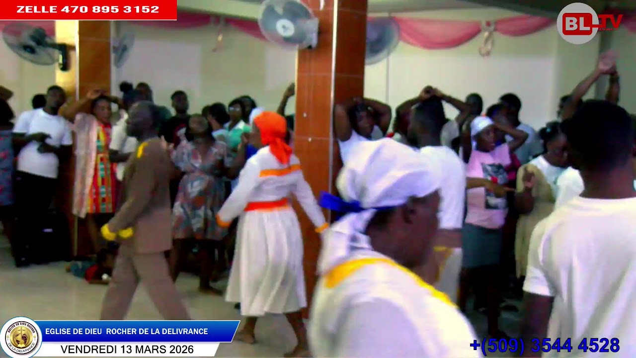 EGLISE  DE DIEU ROCHER DE DELIVRANCE VENDREDI 13  MARS  2026