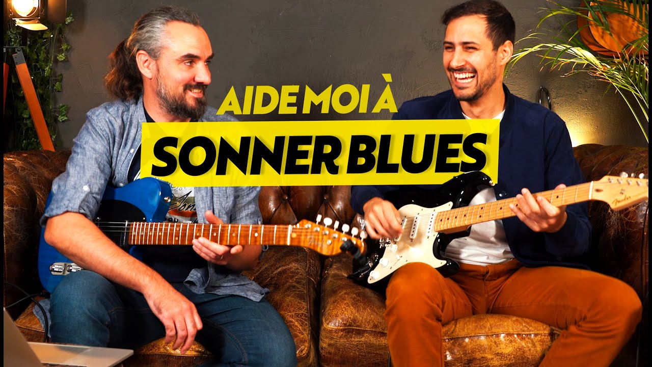 Cours de guitare - Il m'apprend à faire sonner mon impro Blues Bm
