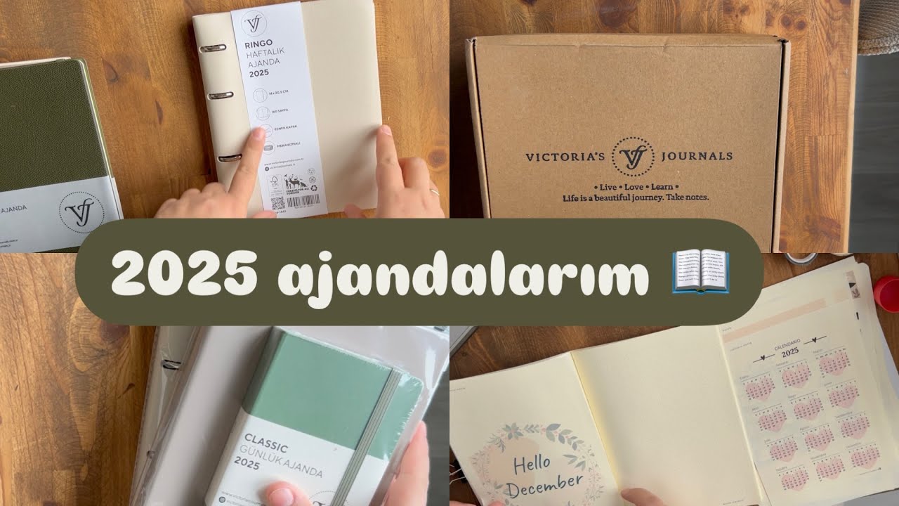 2025 AJANDAM 🤩 victoria's journals ajanda inceleme