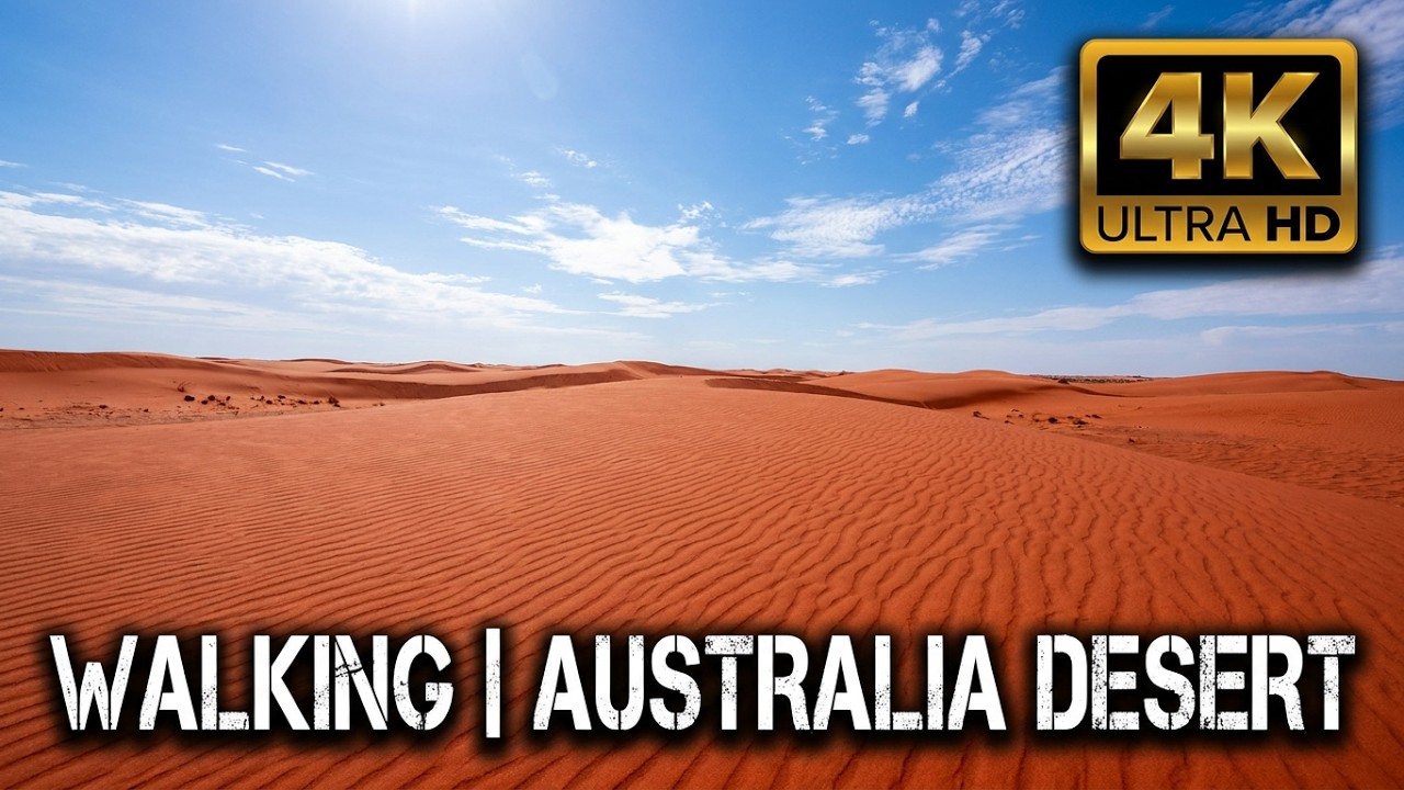 Walking | Australia Desert 🚶‍♂️ 🇦🇺 4k