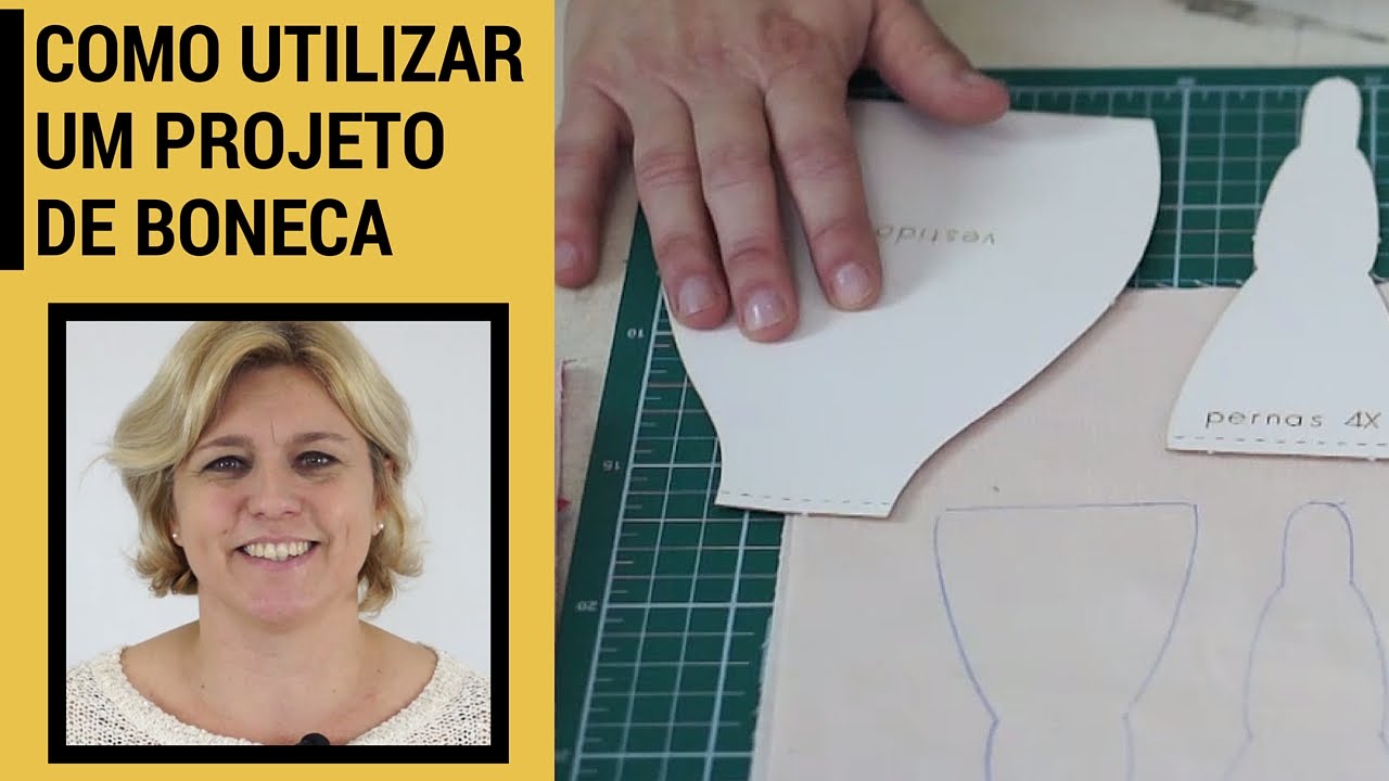 Como Riscar e Costurar Projetos de Bonecas Da Internet!