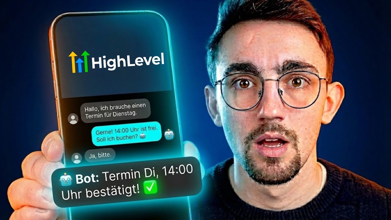 Mach dein GoHighLevel Chatwidget SMART 🧠 (KI bucht Termine automatisch!) | GoHighLevel Deutsch