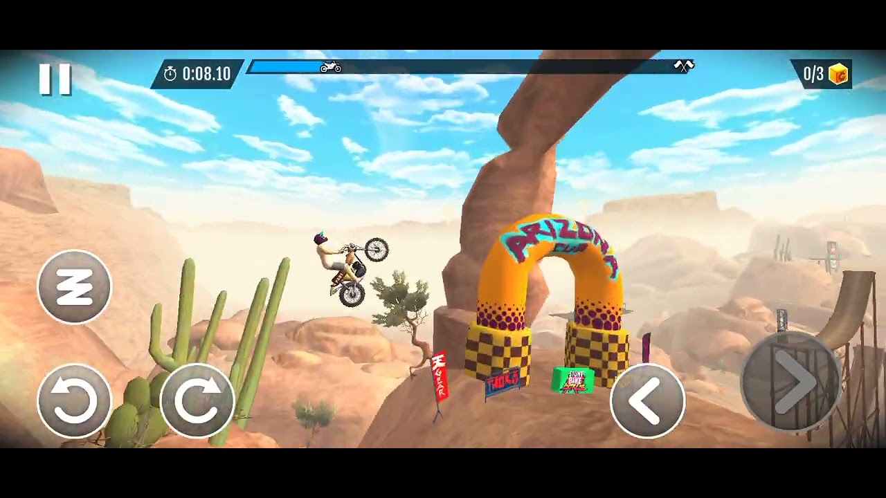 Wir spielen ein Motorrad Spiel sorry für die verkürzte Zeit
