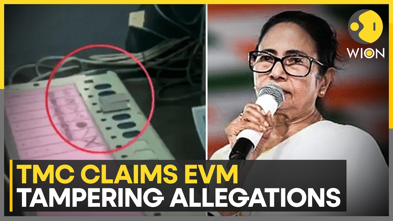 West Bengal Elections: TMC Protests Amid EVM Tampering Allegations | WION