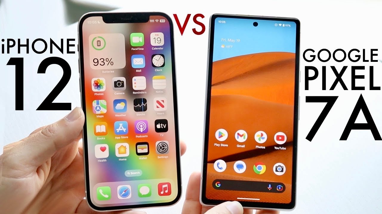 Google Pixel 7A Vs iPhone 12! (Comparison) (Review)
