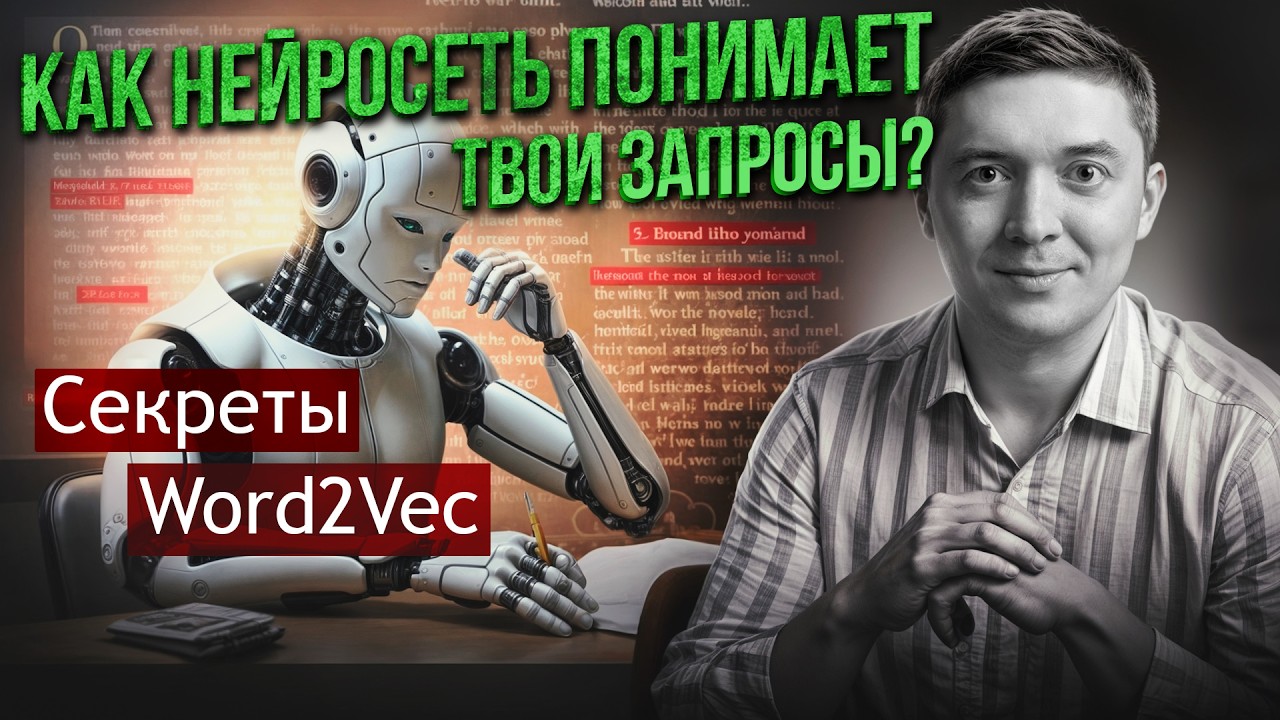 Как AI &laquo;видит&raquo; текст и понимает твои запросы? Разбираем секреты Word2Vec!