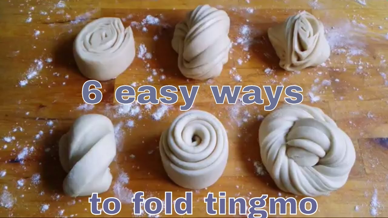 6 easy ways to fold steamed bread |  Tingmo folding techniques