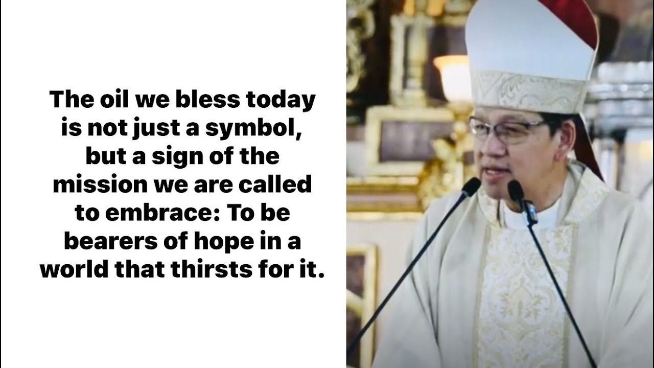 HOMILY | Chrism Mass and Renewal of Priestly Vows 2025