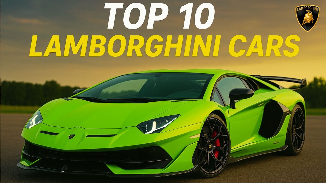 Top 10 Lamborghini Cars | The modren era of power and passion