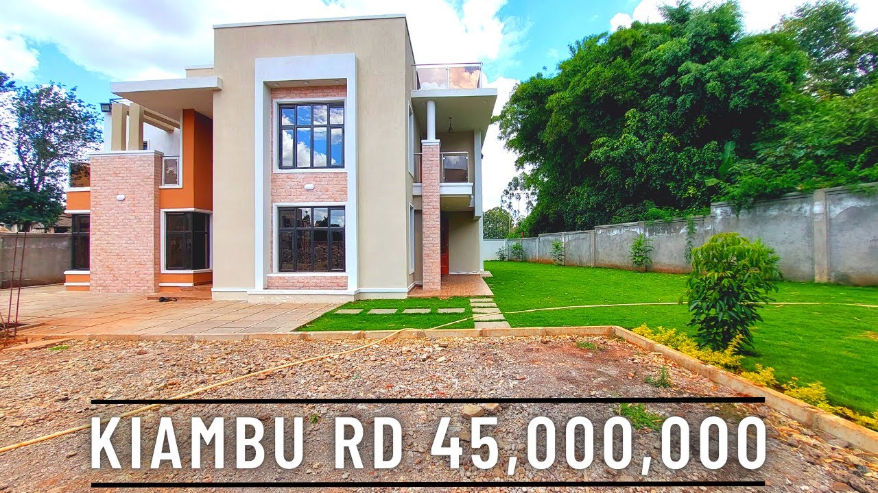 Touring THE BEST CONTEMPORARY VILLAS 45,000,000 Off Kiambu Rd /Negotiable price / $332k