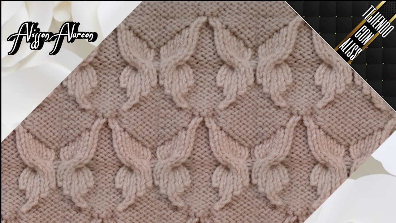 #568 - TEJIDO A DOS AGUJAS / knitting patterns / Alisson . A