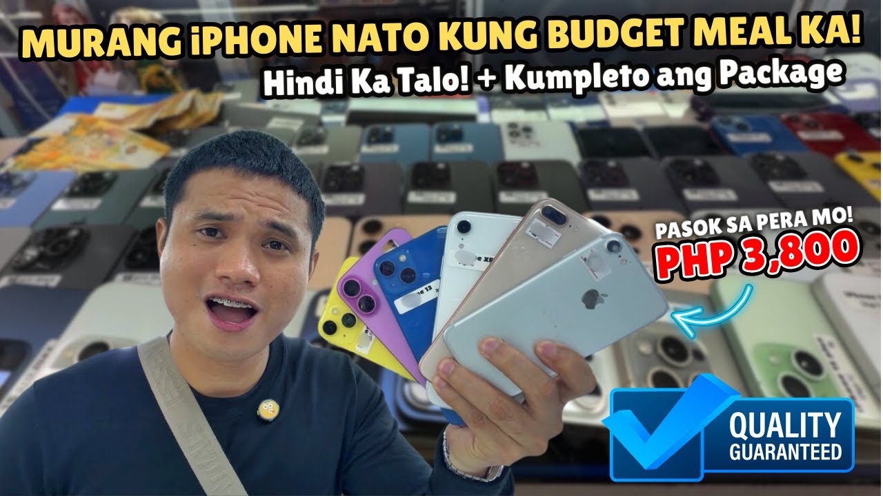 Presyong Mura at Sakto sa Budget? iPhone na Kumpleto ang Package + Hindi Sakit sa Bulsa!