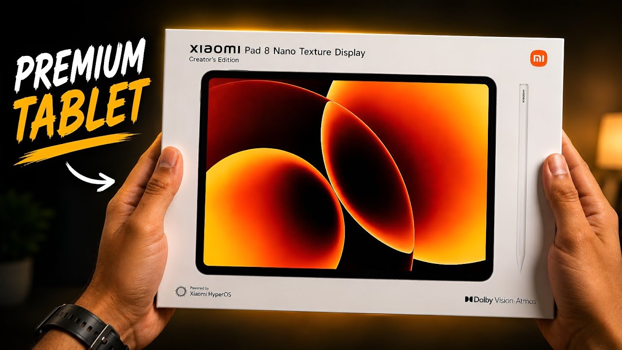 Xiaomi Pad 8 Unboxing & Quick Setup 