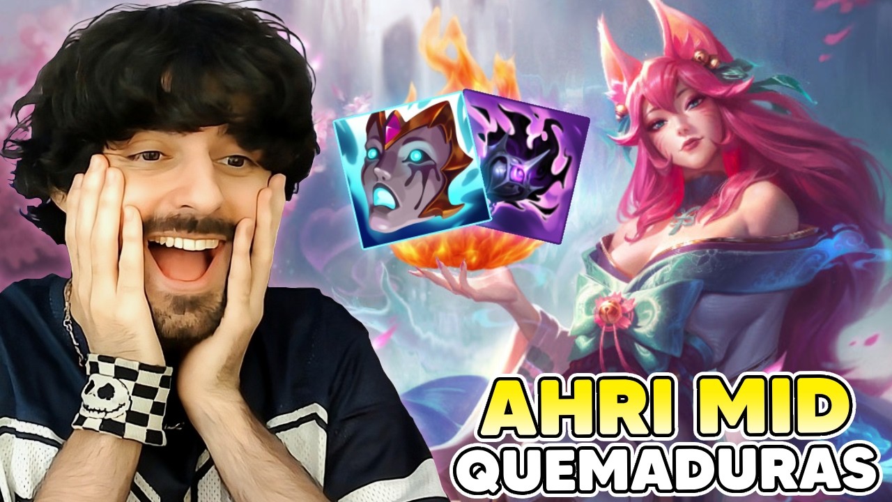 ESTA BUILD de  AHRI HACE DEMASIADO DA&Ntilde;O! 😱 | AHRI MID QUEMADURAS